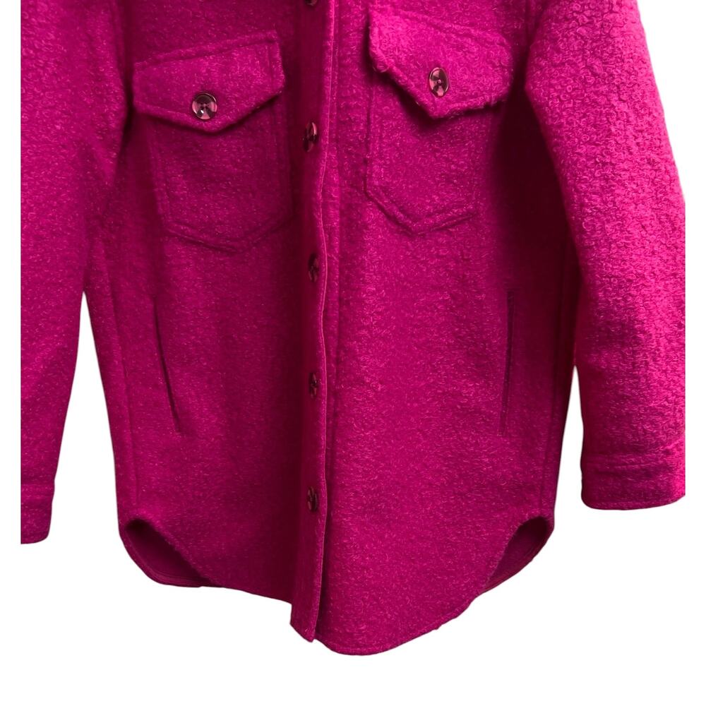 Evereve RD Style Shacket Fuchsia Pink Small Oversized - Picture 6 of 10